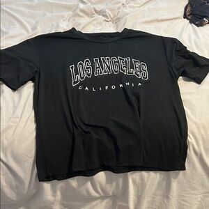 Black Los Angeles Graphic T-Shirt
